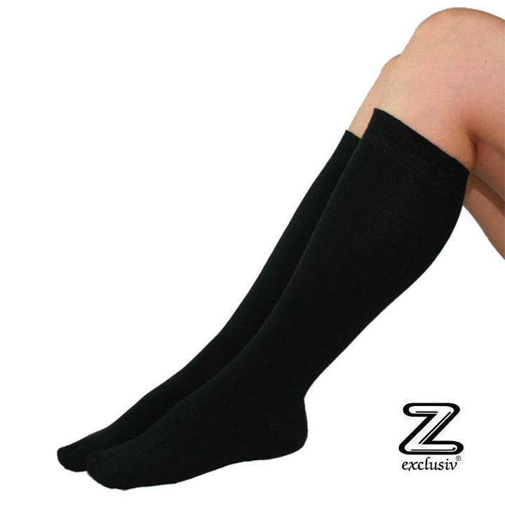 Modal Stutzen Schwarz 2er Pack