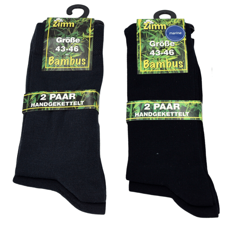Zimm Basic Herren Socken Bambus 2er Pack