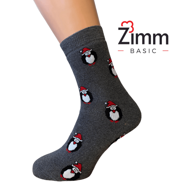 Zimm Basic Wintersocken Frottee Pinguin 2er Pack