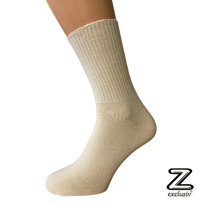 Venen Schmeichler Socken Beige 4er Pack