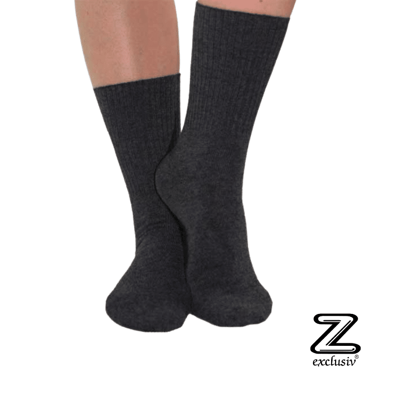 Venen Schmeichler Socken Leinen Anthrazit 4er Pack