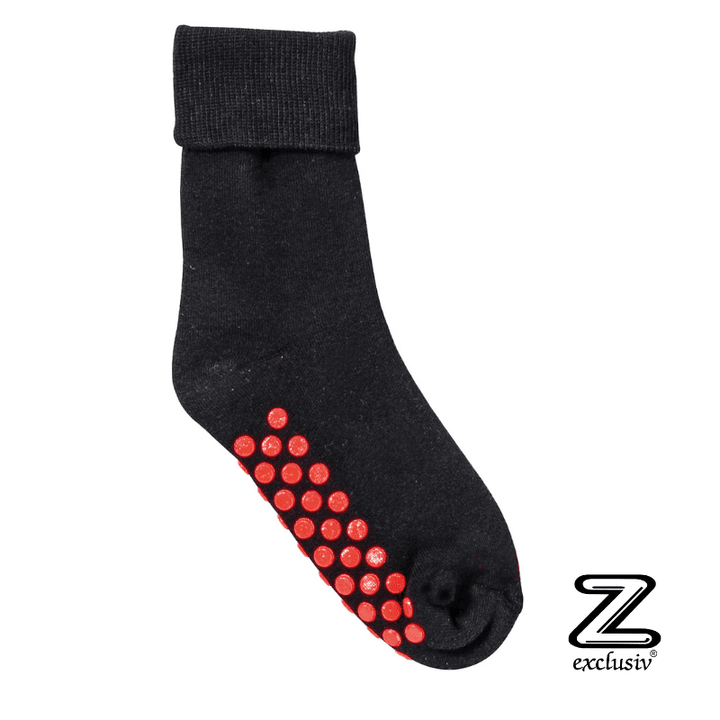 ABS Anti-Rutsch Stopper Socken Schwarz 2er Pack