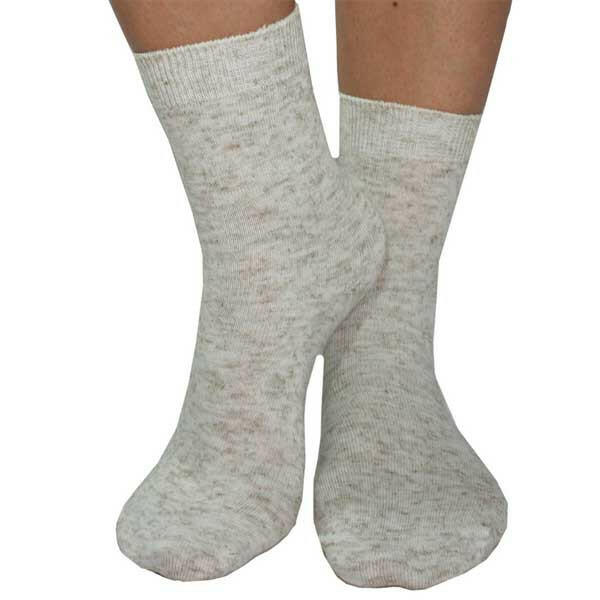 Leinen Socken Natur 4er Pack