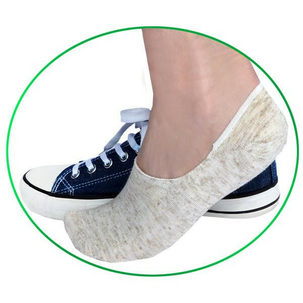 Invisible Sneaker Socken aus Leinen 4er Pack