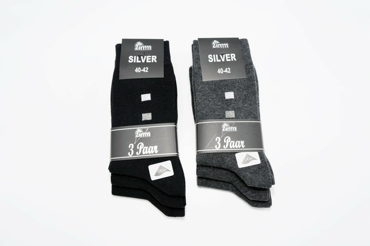 Zimm Basic Herren Socken mit Muster 3er