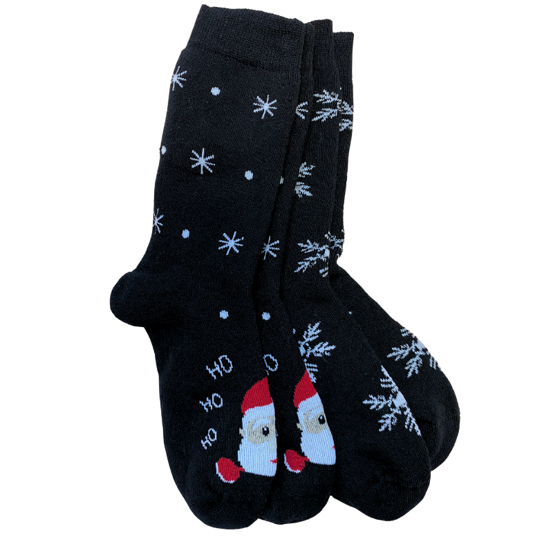 Zimm Basic Wintersocken Frottee Santa 2er Pack