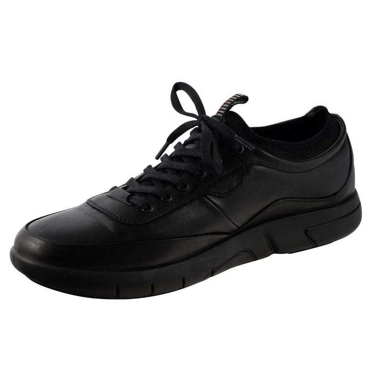 Herren Sneaker glatt Schwarz