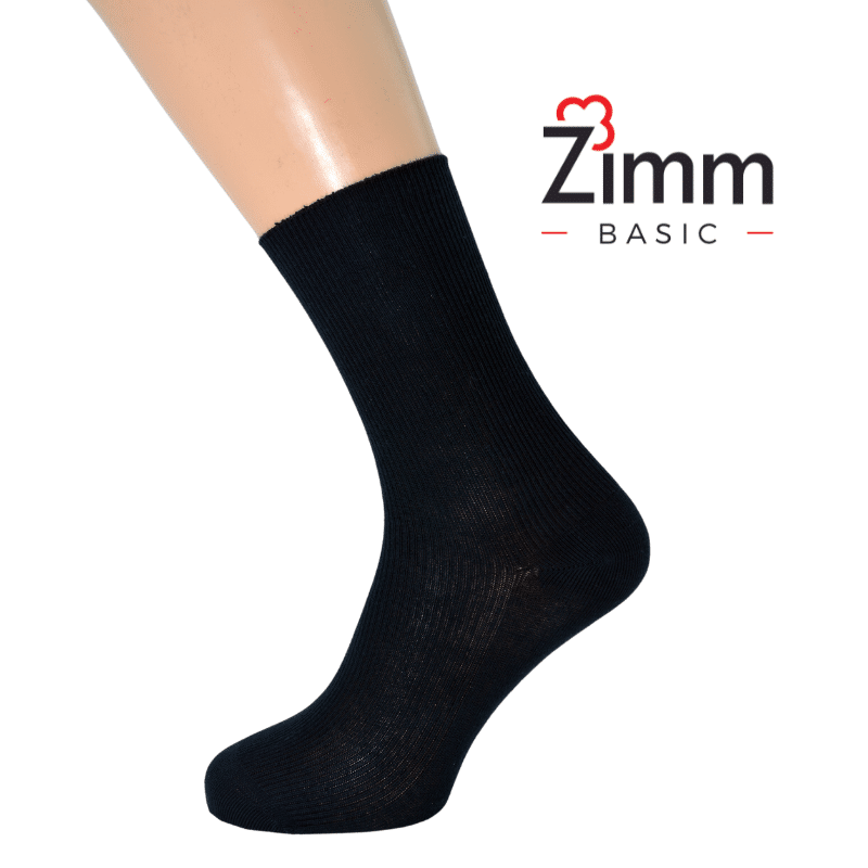 Zimm Basic Herren Socken 1:1 Ripp 5er Pack