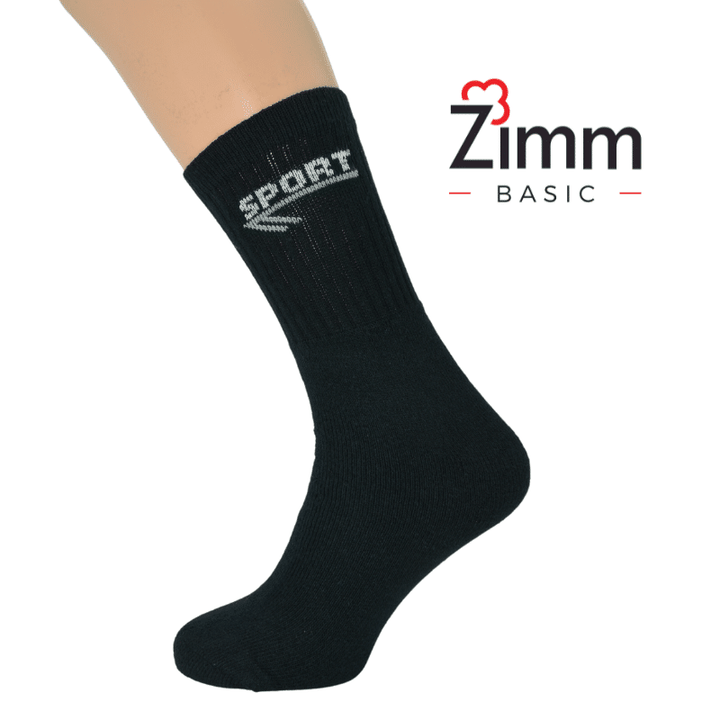 Zimm Basic Unisex Sportsocken 3er Pack