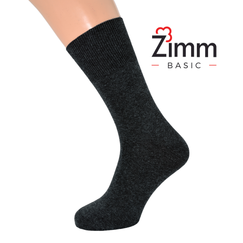 Zimm Basic Uni Socken Komfort 3er Pack