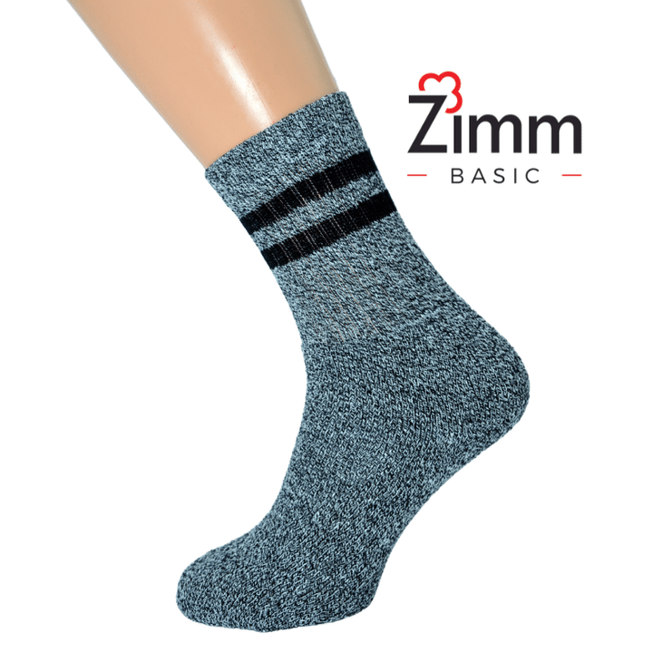 Zimm Basic Uni Sportsocken Ringel 5er Pack