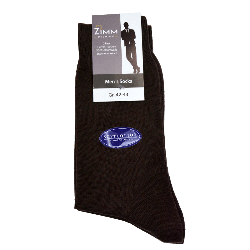 Zimm Basic Herren Socken Cotton Soft 2er Pack