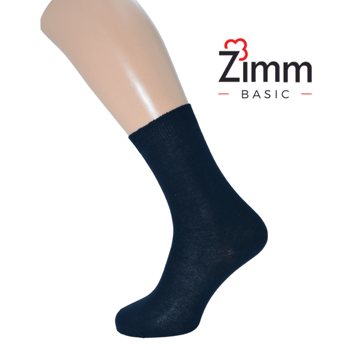 Zimm Basic Damen Socken Uni glatt 2er