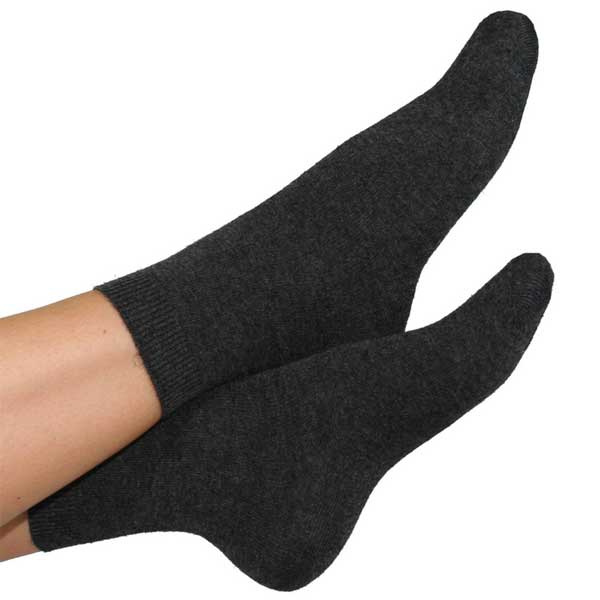 Leinen Socken Anthrazit 4er Pack